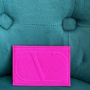 Authentic Valentino card holder